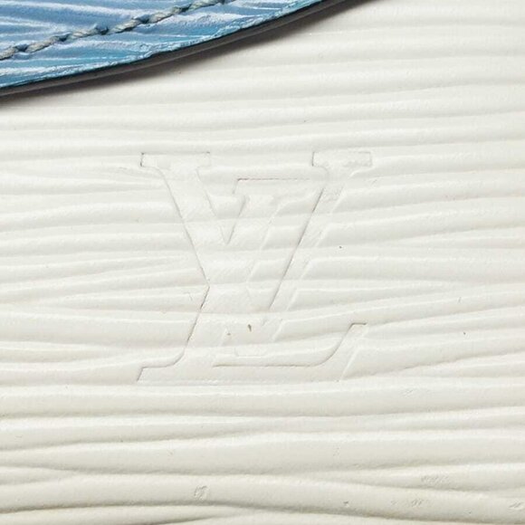 Louis Vuitton Blue/White Epi Leather Emilie NM Wallet - Picture 5 of 9